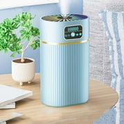 Clearance!Humidifiers for Bedroom and Large Room 1.1l Cool Mist Humidifier for With-Quiet Night Light with Automatic Shut-Off Function Perfect for Bedroom, Dorm Rooms, Living Rooms, Office, Desk, Dail